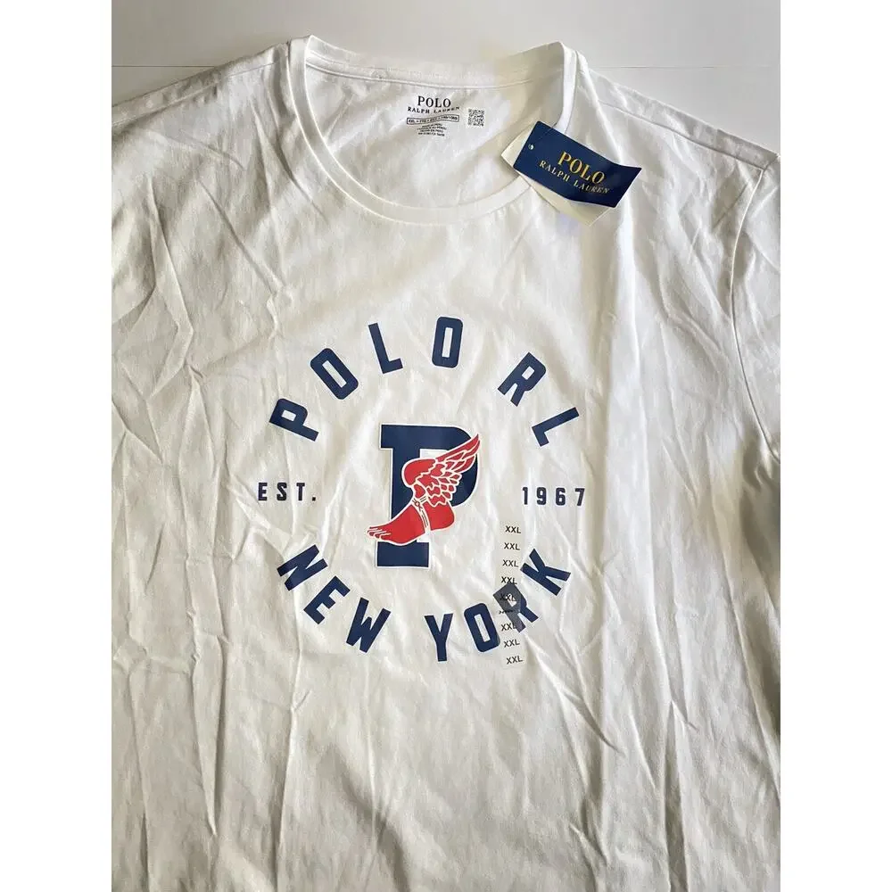 Polo Ralph Lauren T-Shirt White 2XL/2TG NWT